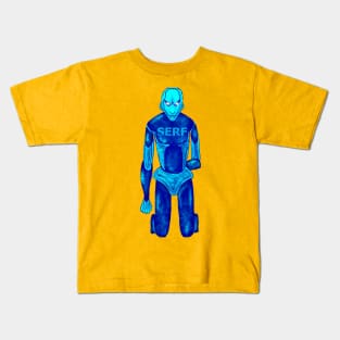 Futuristic Dystopian Sci-Fi AI Robotic Cyborg Transhuman Artwork Kids T-Shirt